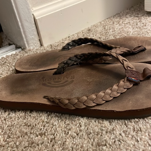 Rainbow Flip Flop Sandals - Picture 2 of 2